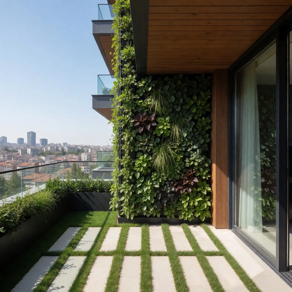 Sürdürülebilir çatı bahçesi, İstanbul manzaralı